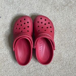 Red Crocs